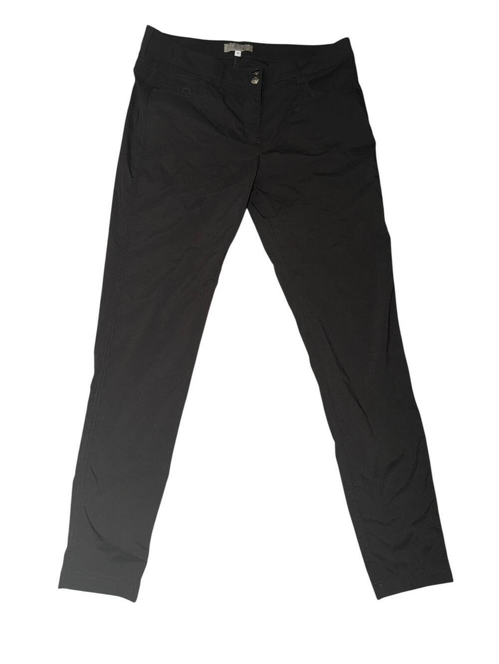 ANATOMIE Dark Gray Travel Pants Sz M Luxury Performance Athleisure Career Chic